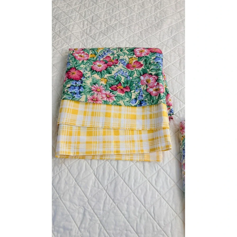 Vintage 1990 Floral‎ Blouson Valances Abigail Made USA NOS